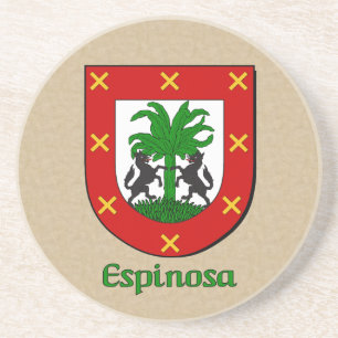 Espinosa Heraldic Shield Coaster