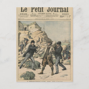 Espionage in France Arrest of an English colonel Postcard