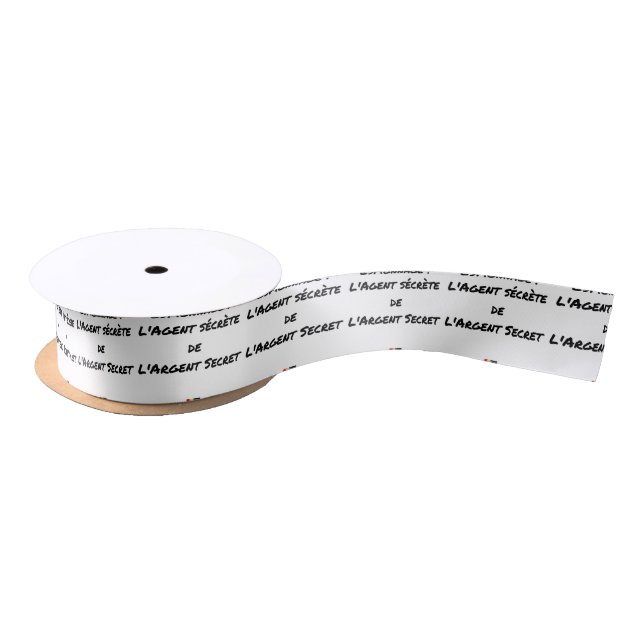 ESPIONAGE: THE AGENT SECRETES SECRET MONEY SATIN RIBBON (Spool)