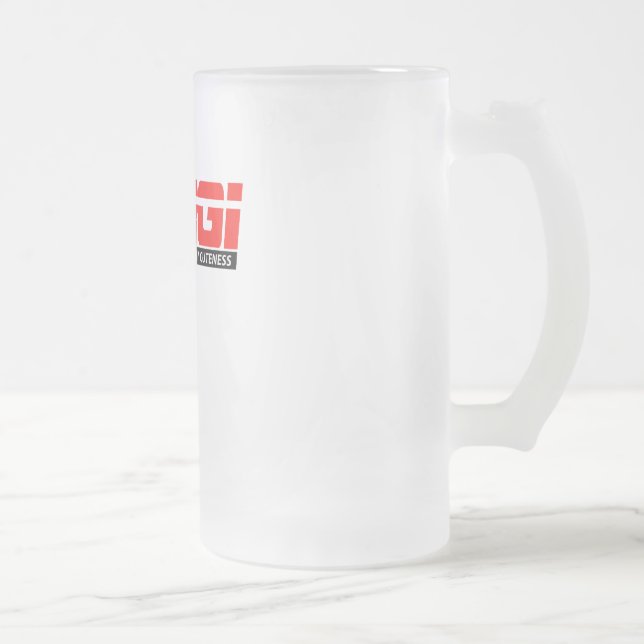 ESPN Corgi 15oz. Frosted Glass Mug (Right)