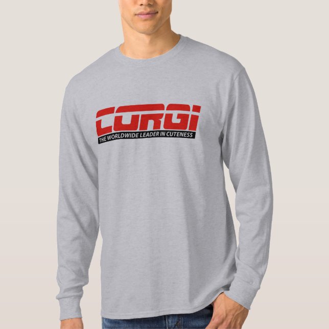 ESPN Corgi Mens Fitted Longsleeve T-shirt (Front)