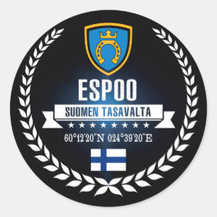 Espoo Classic Round Sticker
