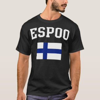 Espoo Finland Flag Heritage T-Shirt
