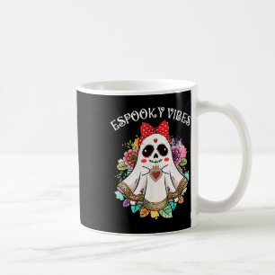 Espooky Vibes Maestra Halloween Spanish Mexican Te Coffee Mug