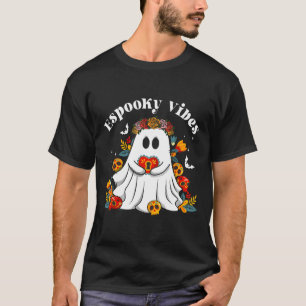 Espooky Vibes Maestra Halloween Spanish Mexican Te T-Shirt