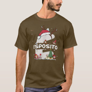 Esposito Christmas Shirt w Esposito Name for funny