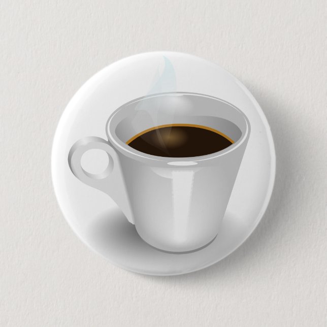 Espresso 6 Cm Round Badge (Front)