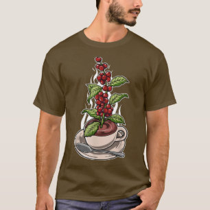 Espresso Barista Coffee Plant Coffee Lover T-Shirt