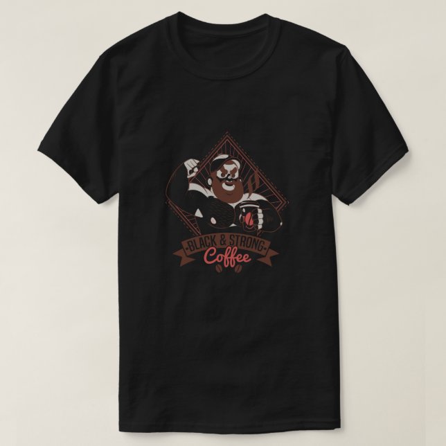 Espresso Bear Classic T-Shirt (Design Front)
