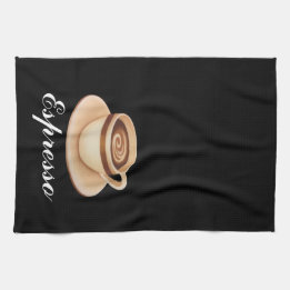 Espresso Black Kitchen Towel