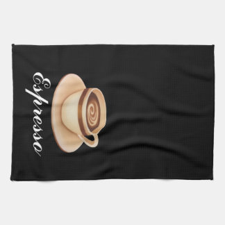 Espresso Black Kitchen Towel