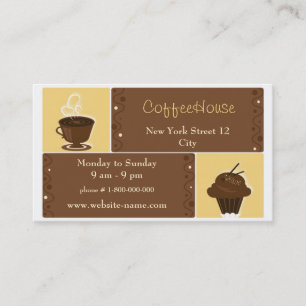 Espresso Cafe Business Card