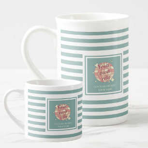 Espresso coffee mug city name souvenir