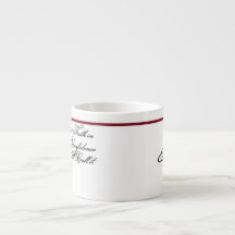 Espresso Cup - A Quote of Poe