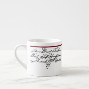 Espresso Cup - A Quote of Poe