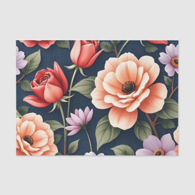 Espresso Elegance: Perfect Coffee Wrap Tissue Paper (Front)