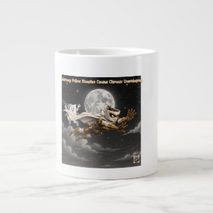 Espresso Enforcer vs. Pillow Monster Large Coffee Mug