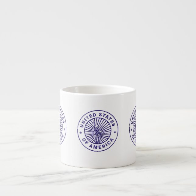 Espresso & Freedom | Patriotic USA Mug (Front)