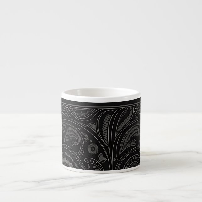 Espresso/Grey/Black Paisley/Speciality Mug (Front)