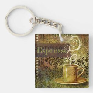 Espresso Key Ring