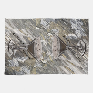 Espresso Martini bar kitchen towel