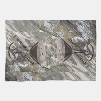 Espresso Martini bar kitchen towel
