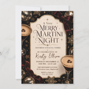 Espresso Martini Birthday Soirée Invitation