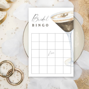 Espresso Martini Bridal shower bingo game