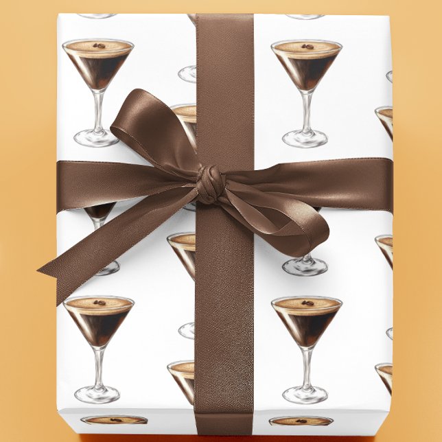 Espresso Martini Celebration  Wrapping Paper (Creator Uploaded)