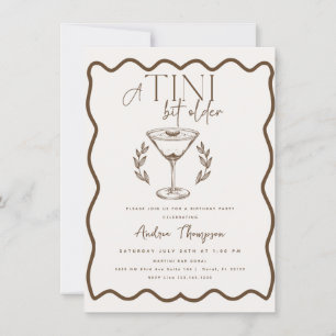 Espresso   Martini     Cocktail Birthday Invitation