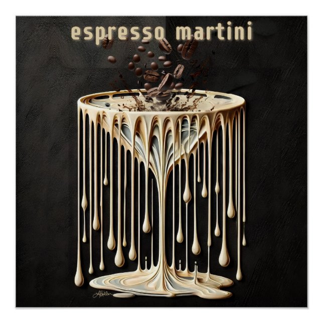 Espresso Martini Cocktail Hour Poster (Front)