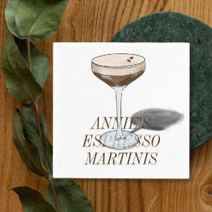 Espresso Martini cocktail   Napkin