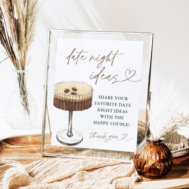 Espresso Martini Date Night Ideas Sign (Creator Uploaded)