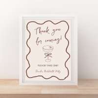 Espresso Martini Hand Drawn Bachelorette Favours