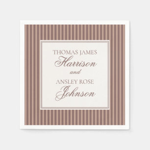 Espresso Martini Love Brewing Coffee Wedding Napkin