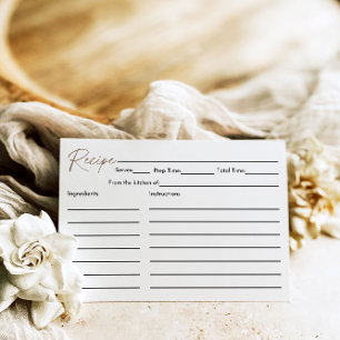 Espresso Martini Love Is Brewing Recipe Enclosure Card