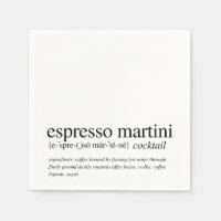 Espresso Martini Modern Quote Black Typography Nap