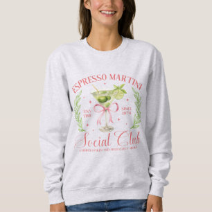 Espresso Martini Social Club. Cozy Cocktail Love Sweatshirt