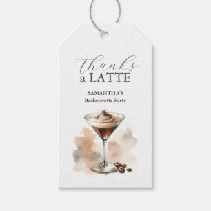 Espresso Martini Themed Favour Tags