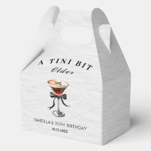Espresso Martini Tini Bit Older Birthday Party Favour Box