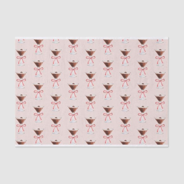 Espresso Martini Tissue paper  (Front)