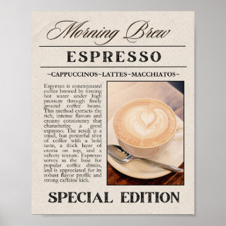 Espresso Morning Brew Wall Art