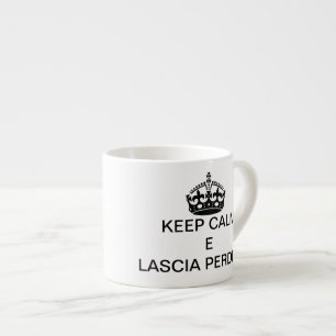 Espresso Mug, Espresso Cup, Coffee Mug, Keep Calm Cup