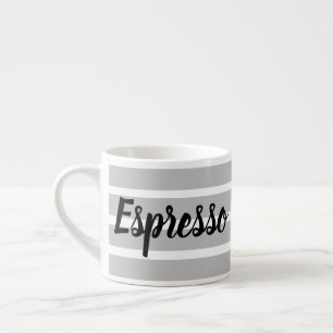 Espresso Mug - Grey Hoops