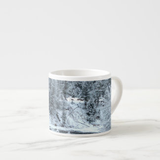 Espresso Mug - "Winter Day In Yellowstone"