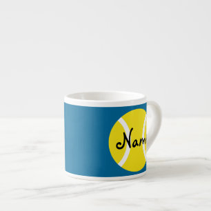 Espresso Mug with customisable tennis ball