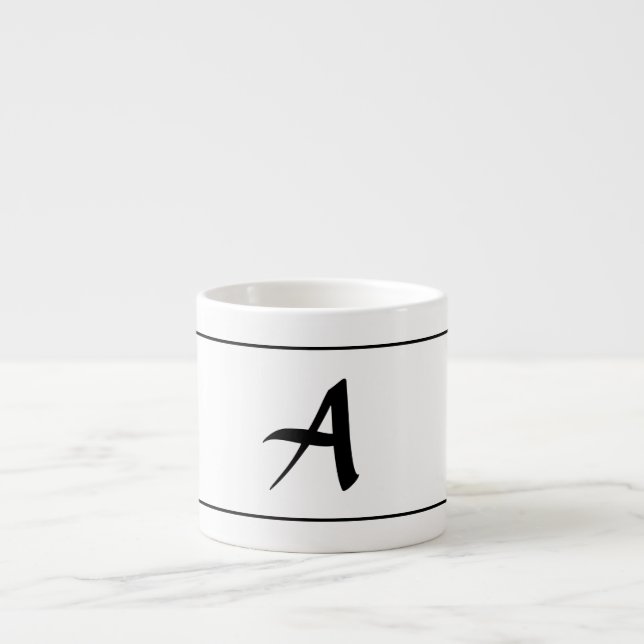 ESPRESSO Mug WITH DIY INITIAL (Front)