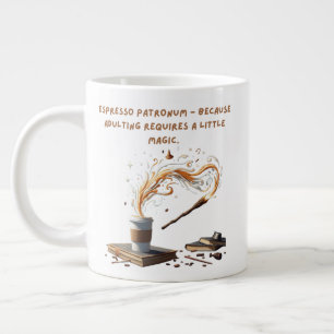 Espresso Patronum - A little magic Large Coffee Mug