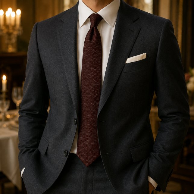 Espresso Pebble Micro Texture Tie (Creator Uploaded)
