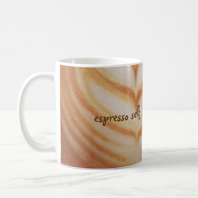 espresso self coffee mug (Left)